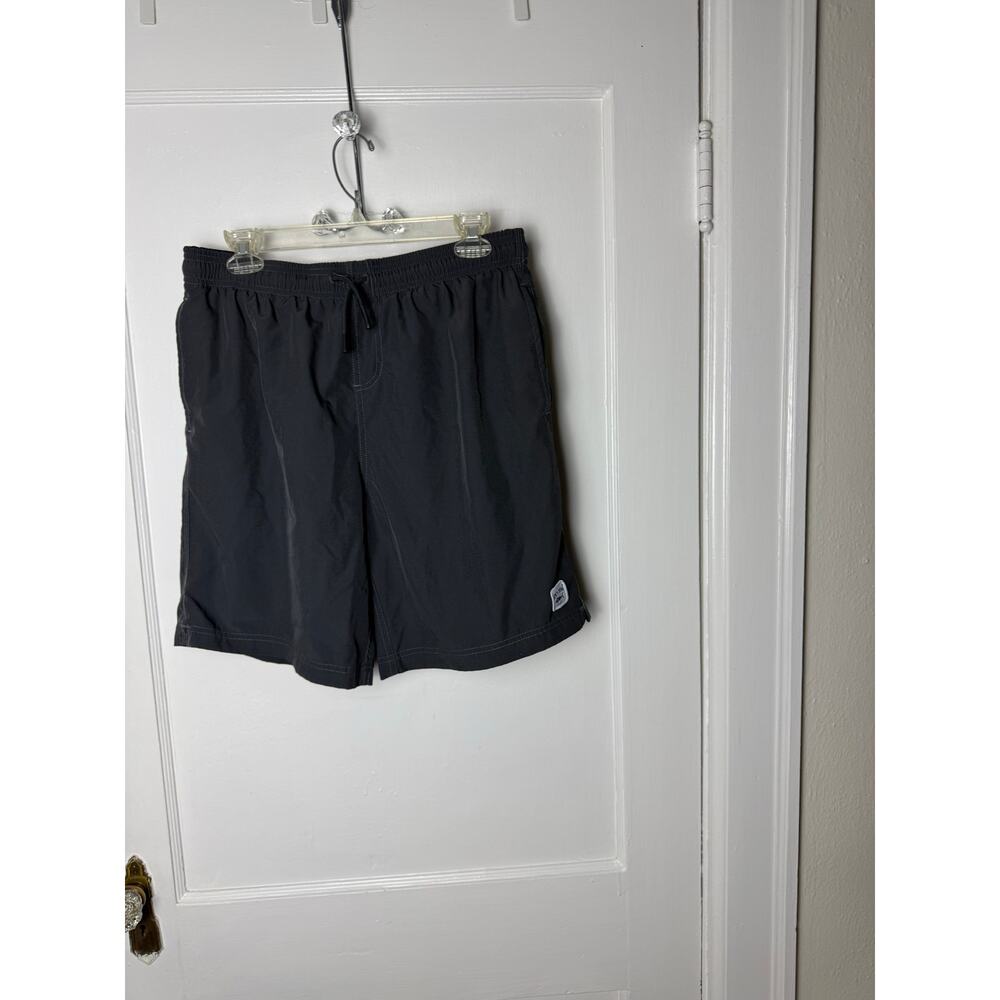 Spicy Tuna Gray Loose Baggy Fit Swim Trunks Shorts Pockets Men's Size Large